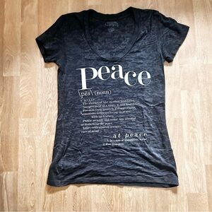 Freeze vintage y2k Black Peace Graphic Women's Tee